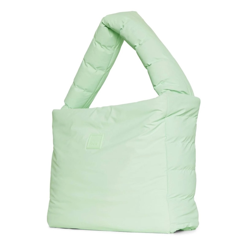 NWT RAINS $140 Waterproof Loop Shopper Mini in Mineral Blue/Green - Picture 2 of 10
